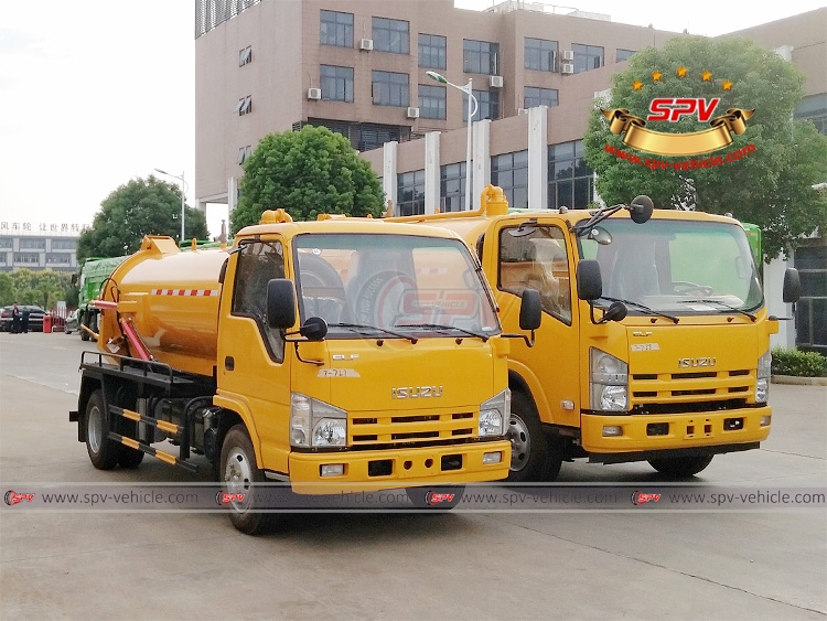 To Palau - 2 units of sewage vacuum truck ISUZU - RF